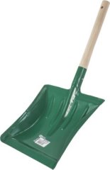 Szufelka tłoczona z trzonkiem drewnianym 520x225mm STALCO S-47781