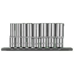 Zestaw nasadek głębokich 1/4” 8 elem. 6,7,8,9,10,11,12,13mm STALCO S-54061