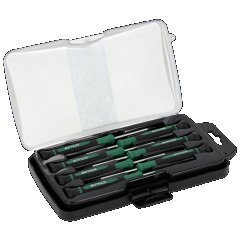 Wkrętaki precyzyjne 7 elem. CrV STALCO S-12397