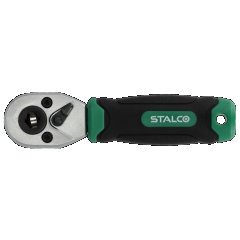 Grzechotka do bitów i nasadek 1/4” 72 zęby 105mm STALCO S-54104