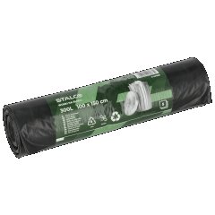 Worki na śmieci 300l LDPE kpl-5 szt. STALCO S-47688