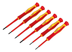 WKRĘTAKI ELEKTROTECHNICZNE PRECYZYJNE 6 EL. STAL S2, 1000V STALCO S-12292