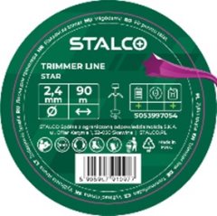 Żyłka tnąca gwiazdka Star 2,4mm x 90m STALCO S053997054